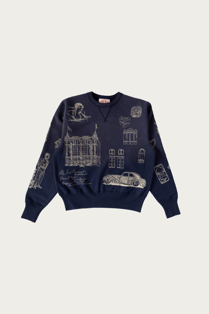 Samuel Zelig - Hotel Crewneck - Navy - Canoe Club