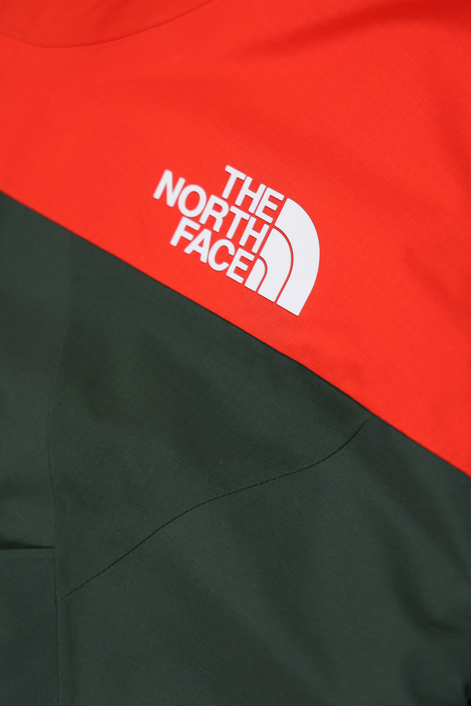 The North Face - TNF x Undercover Soukuu Geodesic Shell Jacket - Dark Cedar Green/High Risk Red - Canoe Club