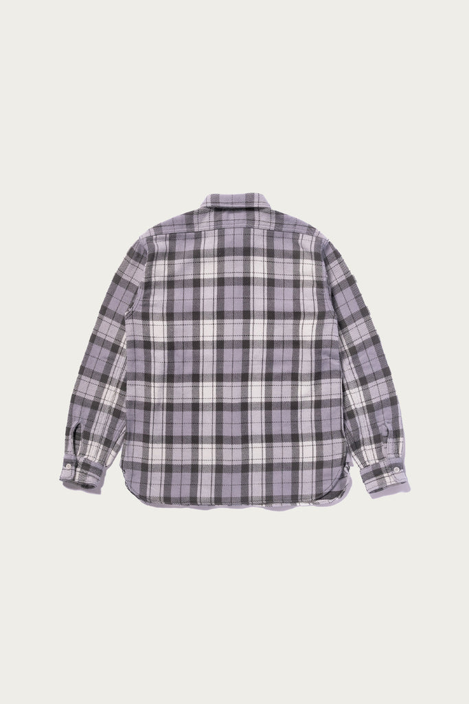 The Real McCoys - 8HU Block Check Summer Flannel Shirt - Black/Grey - Canoe Club