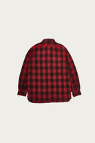The Real McCoys - 8HU Twisted-Yarn Buffalo Check Flannel Shirt - Red/Black - Canoe Club