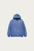 The Real McCoys - 9oz. Loopwheel Raglan Hooded Sweatshirt - Faded Navy - Canoe Club