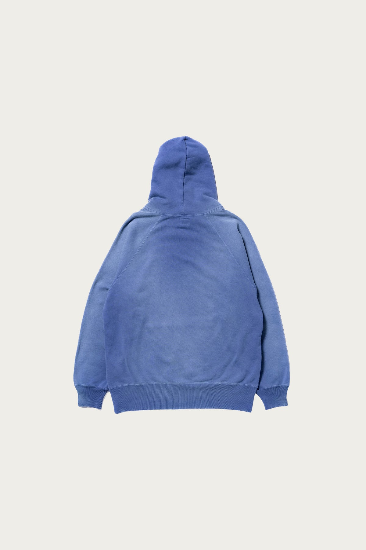 The Real McCoys - 9oz. Loopwheel Raglan Hooded Sweatshirt - Faded Navy - Canoe Club