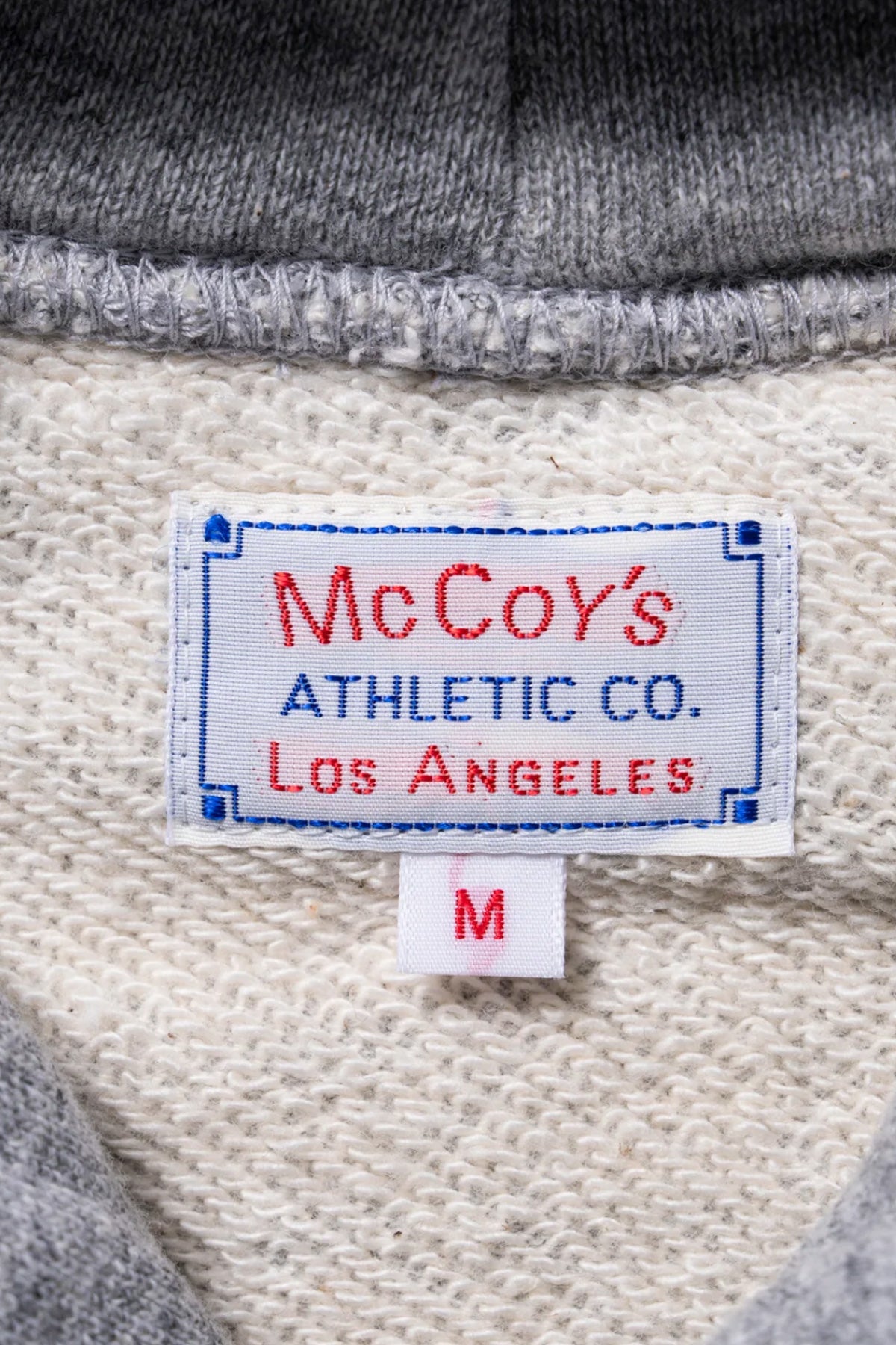 The Real McCoys - 9oz. Loopwheel Raglan Sweatshirt - Gray - Canoe Club