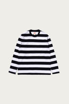 The Real McCoys - Buco Stripe Tee L/S - Black/White - Canoe Club
