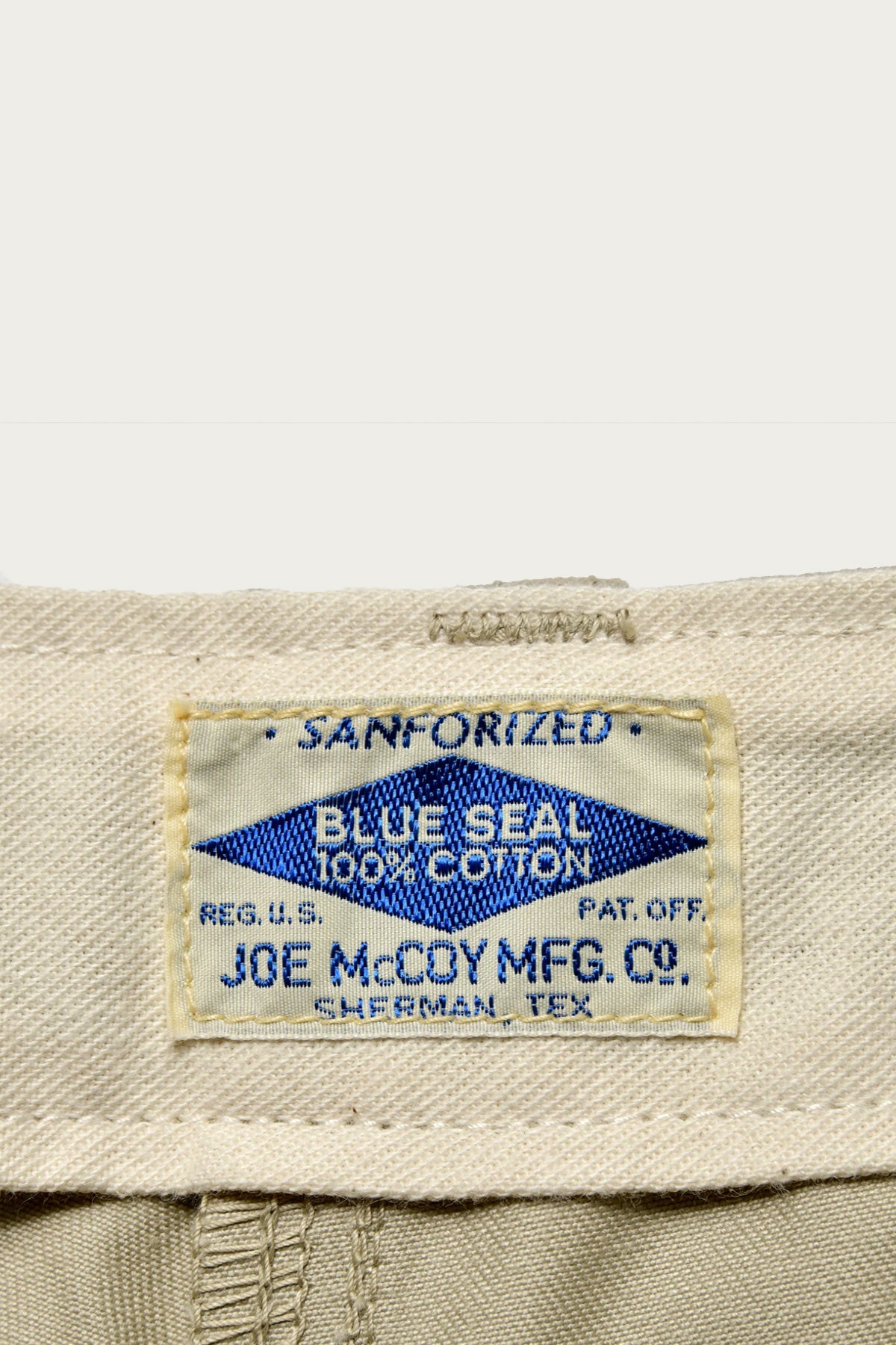 The Real McCoys - Blue Seal Chino Shorts - Tan - Canoe Club