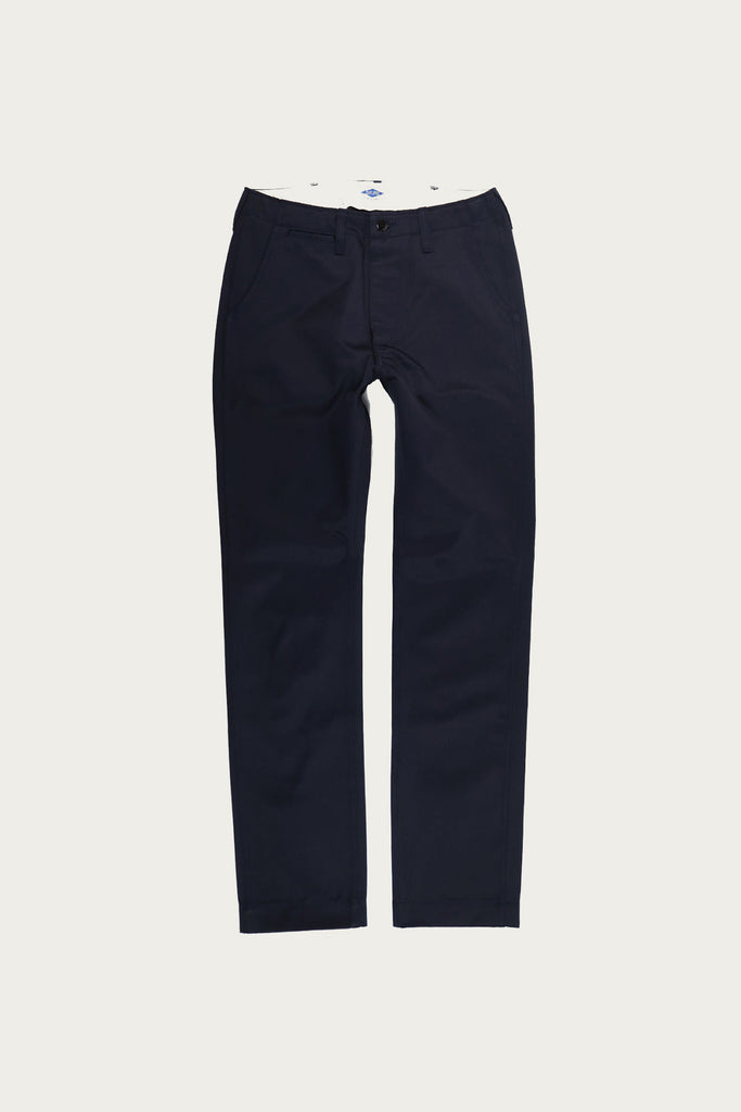 The Real McCoys - Blue Seal Chino Trousers - Navy - Canoe Club