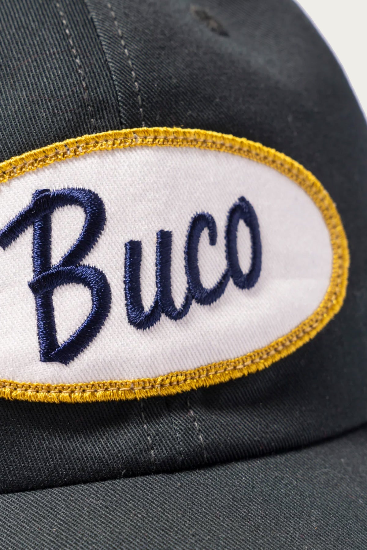 The Real McCoys - Buco Logo Cap - Charcoal - Canoe Club