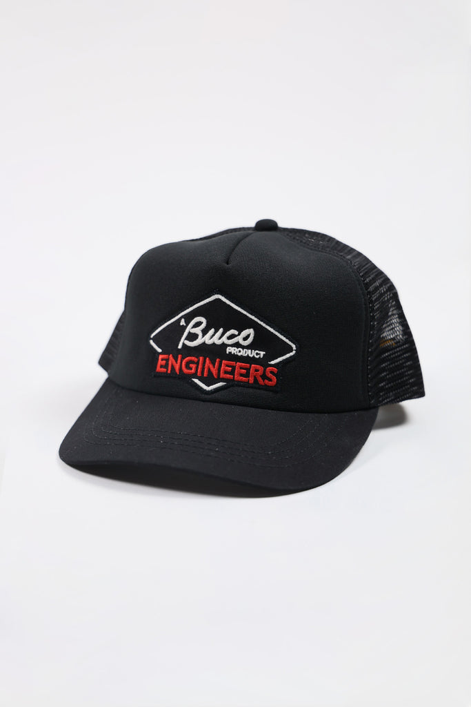 The Real McCoys - Buco Mesh Cap - Engineers Black/Black - Canoe Club