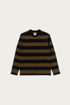 The Real McCoys - Buco Stripe Racing Jersey - Black/Olive - Canoe Club
