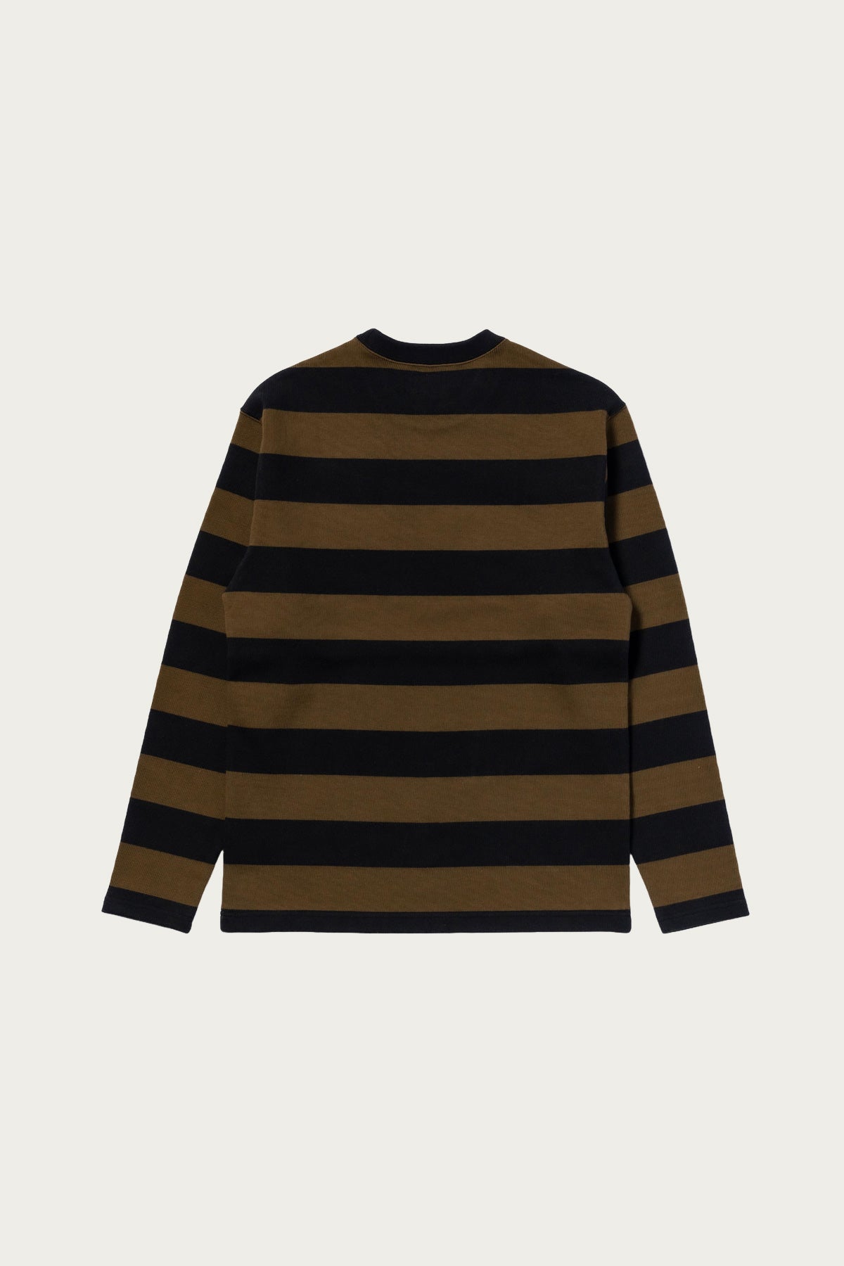 The Real McCoys - Buco Stripe Racing Jersey - Black/Olive - Canoe Club