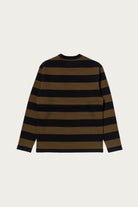 The Real McCoys - Buco Stripe Racing Jersey - Black/Olive - Canoe Club