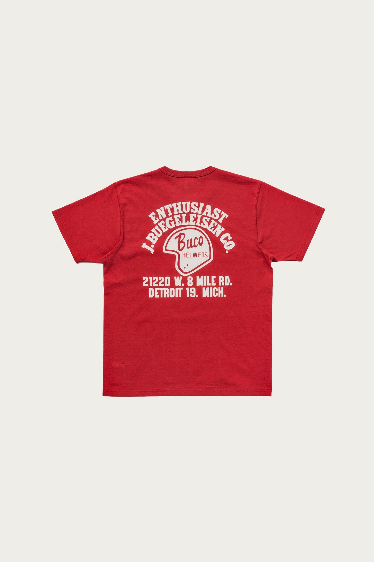 The Real McCoys - Buco Tee/Enthusiast - Red - Canoe Club