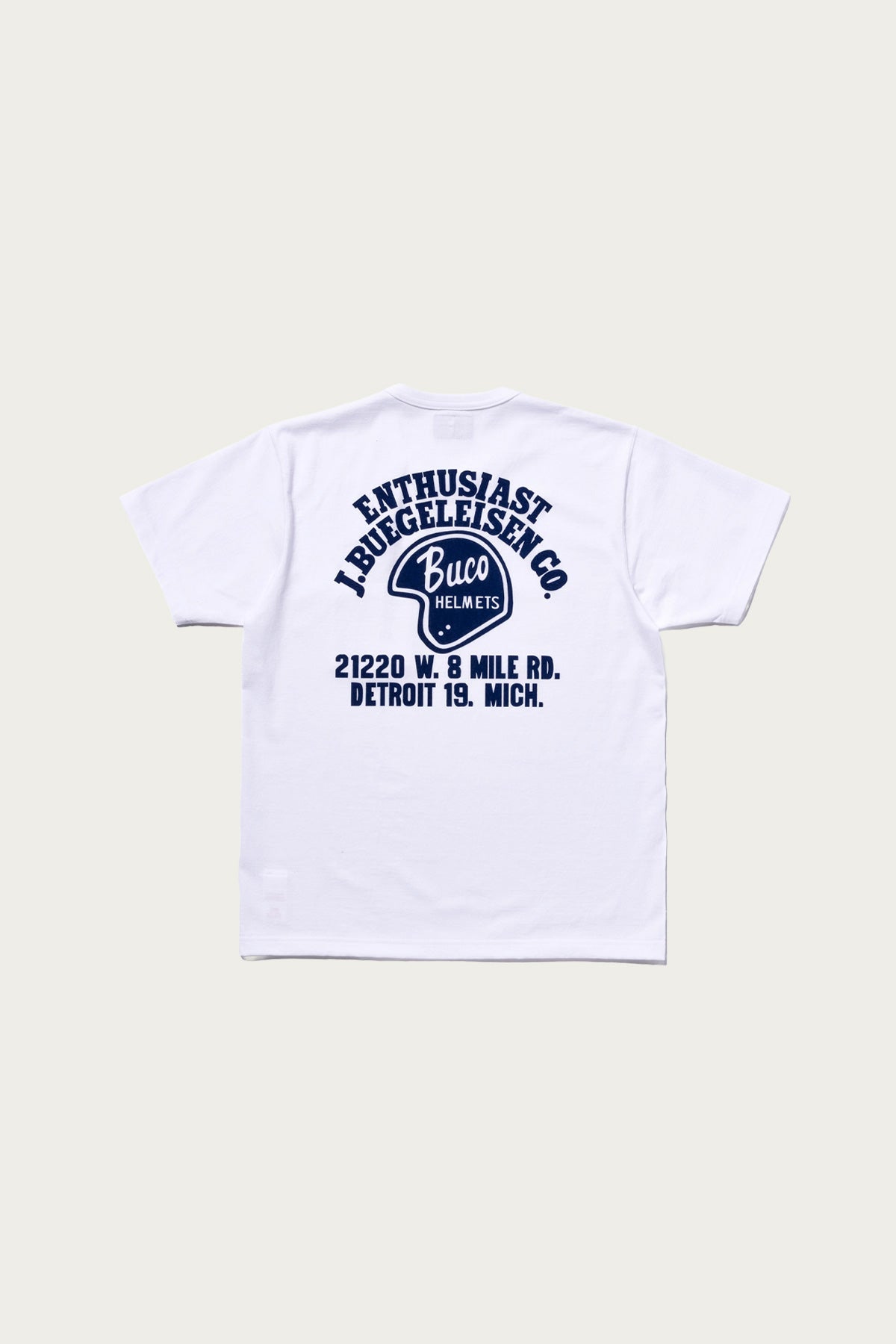 The Real McCoys - Buco Tee/Enthusiast - White - Canoe Club