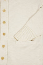 The Real McCoys - Cotton Summer Cardigan - Ecru - Canoe Club