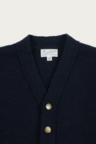 The Real McCoys - Cotton Summer Cardigan - Navy - Canoe Club