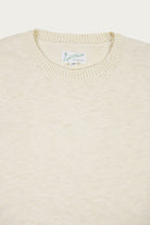 The Real McCoys - Cotton Crewneck Sweater - Ecru - Canoe Club
