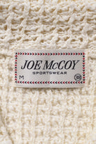 The Real McCoys - Cotton Knitted Button Up Shirt - White - Canoe Club
