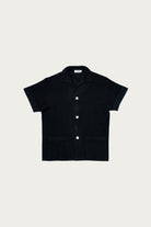 The Real McCoys - Cotton Pile Beach Shirt - Black - Canoe Club
