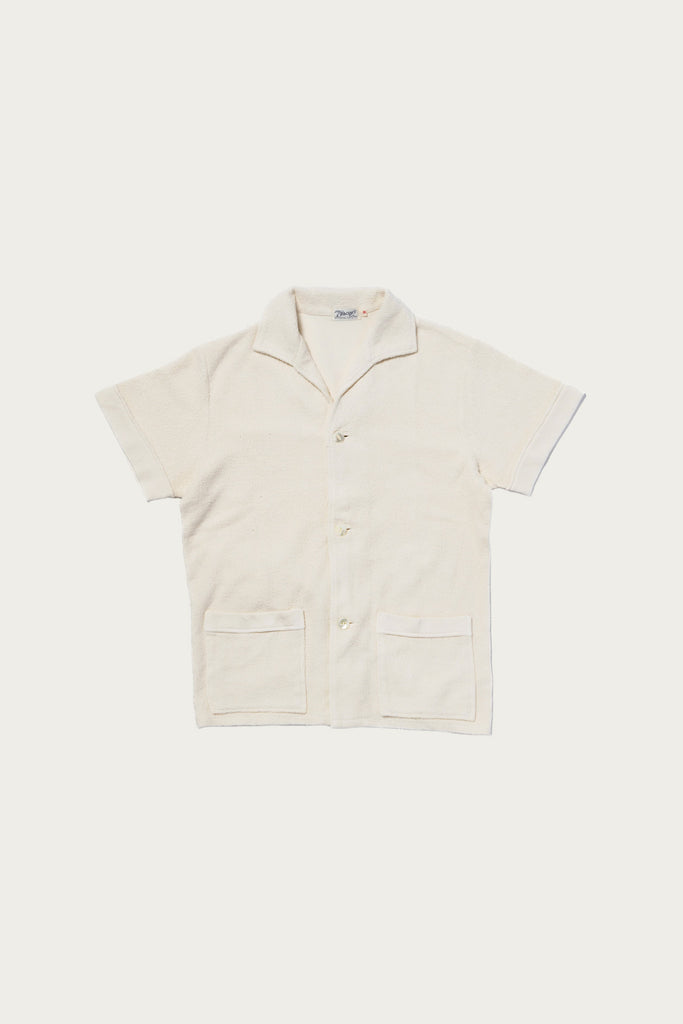 The Real McCoys - Cotton Pile Beach Shirt - Ecru - Canoe Club