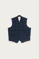 The Real McCoys - Cotton/Nylon Down Vest - Navy - Canoe Club