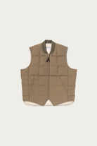 The Real McCoys - Cotton/Nylon Down Vest - Olive - Canoe Club
