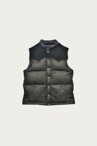 The Real McCoys - Deerskin Down Vest - Black - Canoe Club