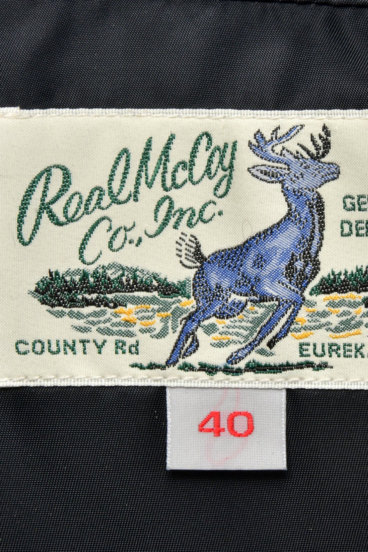 The Real McCoys - Deerskin Down Vest - Black - Canoe Club