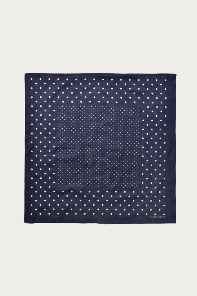 The Real McCoys - Bandana "Dot" - Navy - Canoe Club