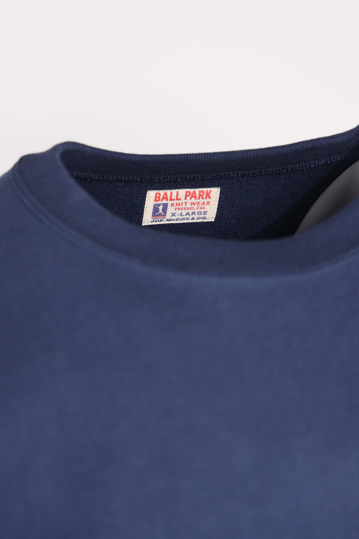 The Real McCoys - Heavyweight Crewneck Sweatshirt - Navy - Canoe Club