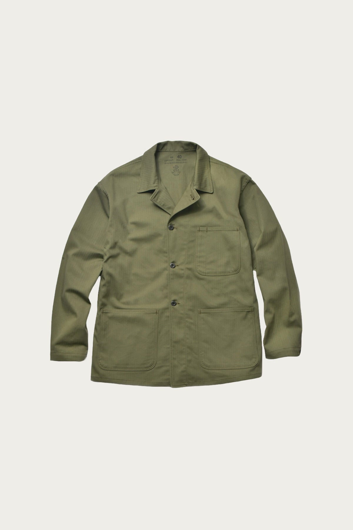 ◾︎なす◾︎The REAL McCOY'Sカーキージャケット The Real McCoy's Jacket, Utility N-3 (Model 220) | Olive | Canoe Club