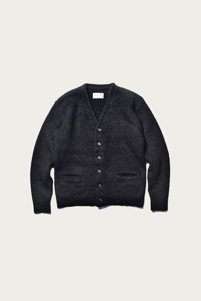 The Real McCoys - JM Mohair Cardigan - Black - Canoe Club