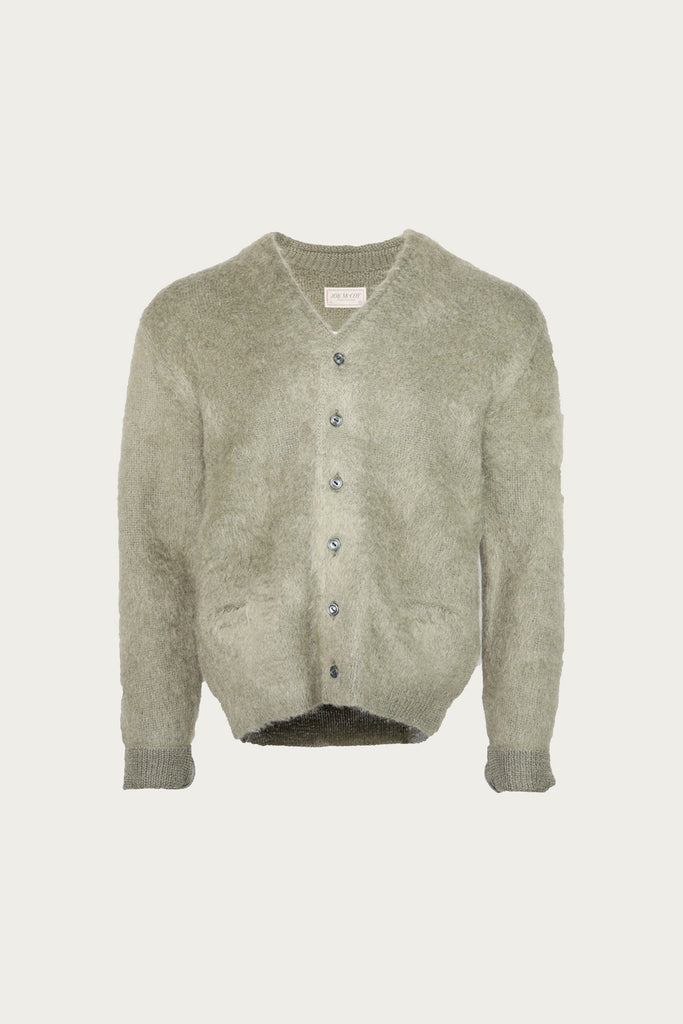 The Real McCoys - JM Mohair Cardigan - Mint - Canoe Club