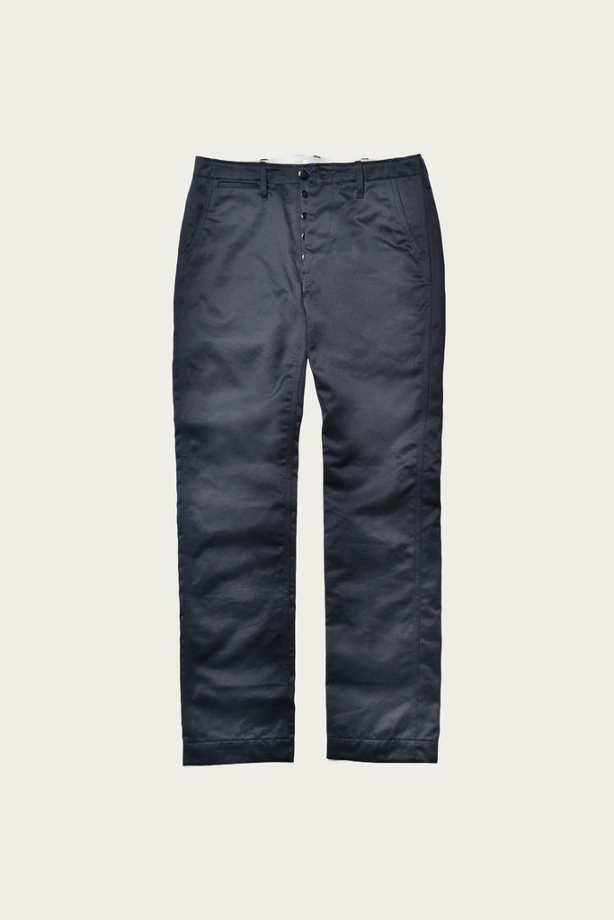 The Real McCoys - Joe McCoy Chino Trousers - Navy - Canoe Club