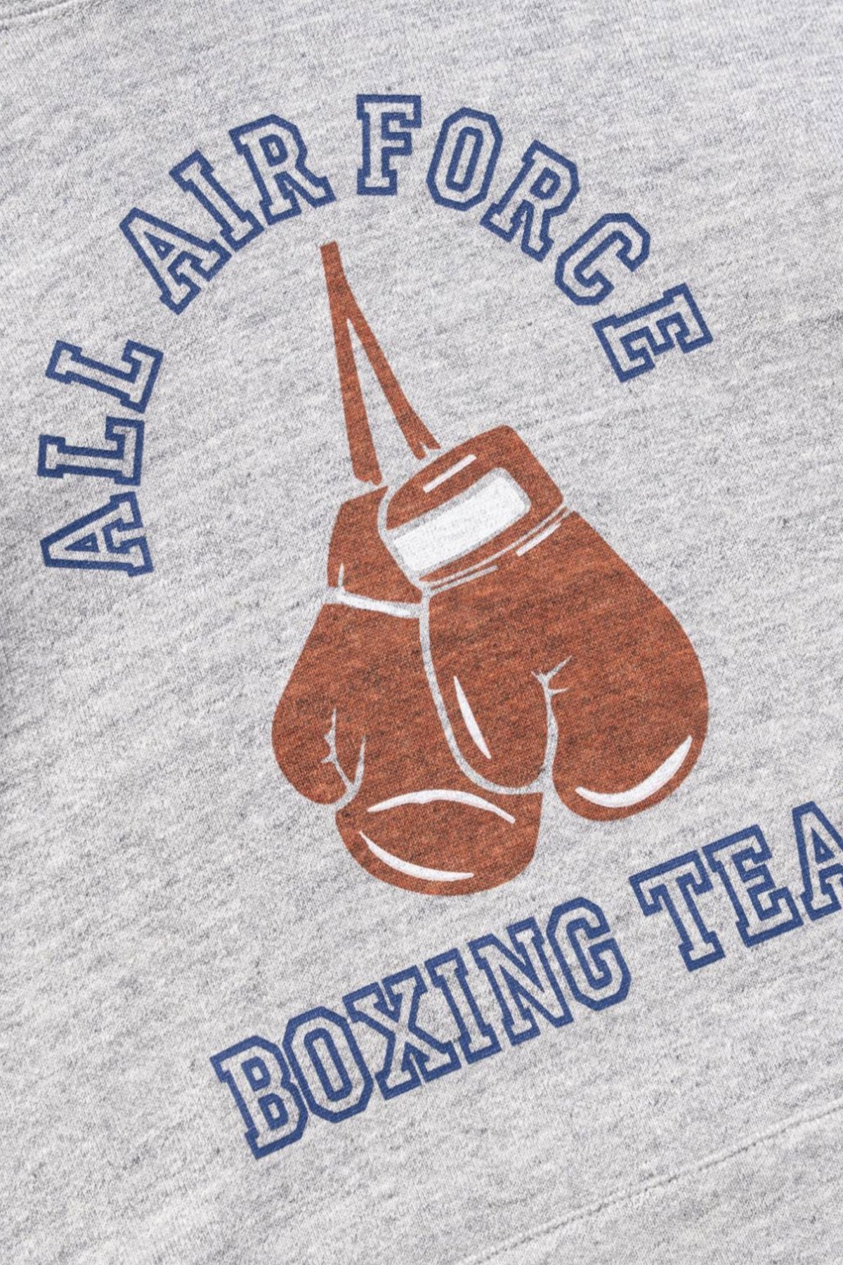 The Real McCoys - Military Print Hooded Sweatshirt - Air Force Boxing Team - Canoe Club