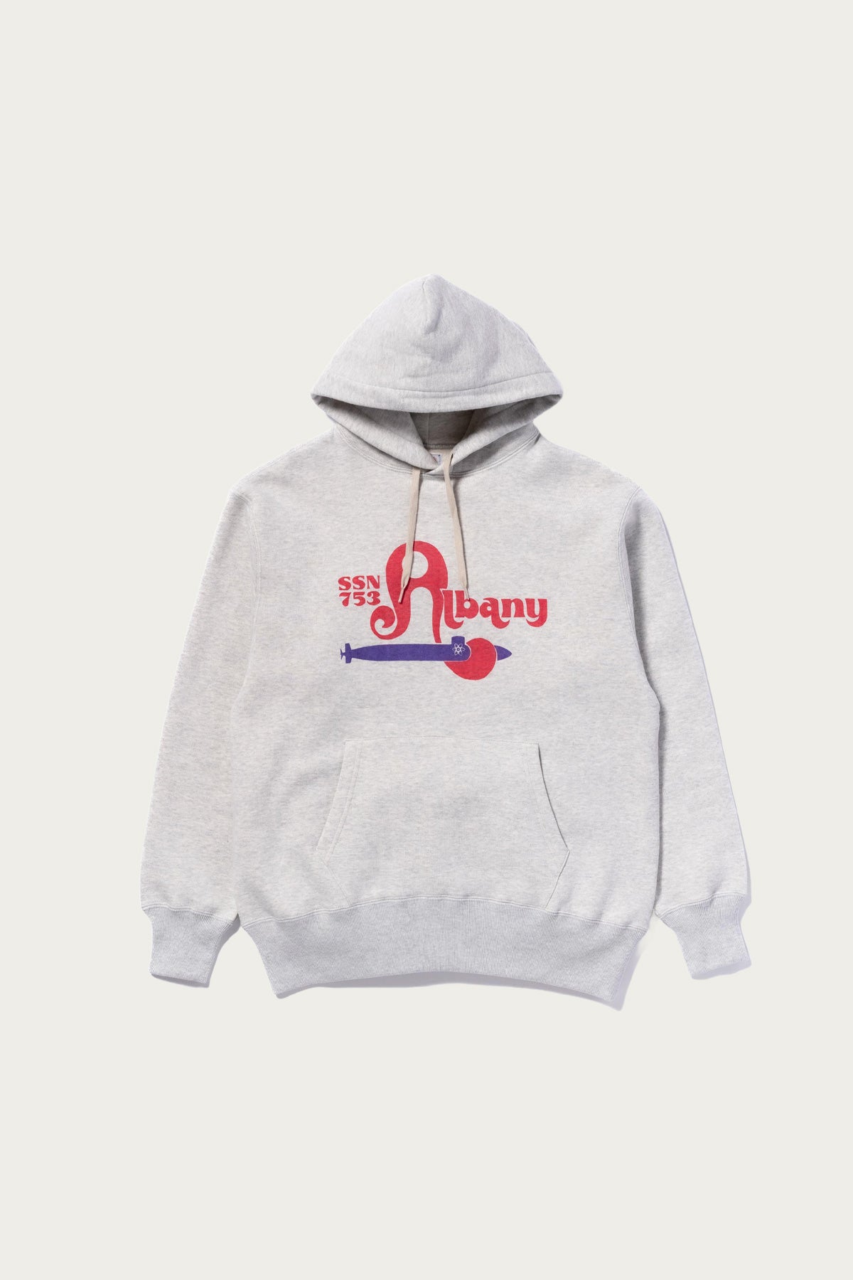 The Real McCoys - Military Print Hooded Sweatshirt - USS Albany - Canoe Club