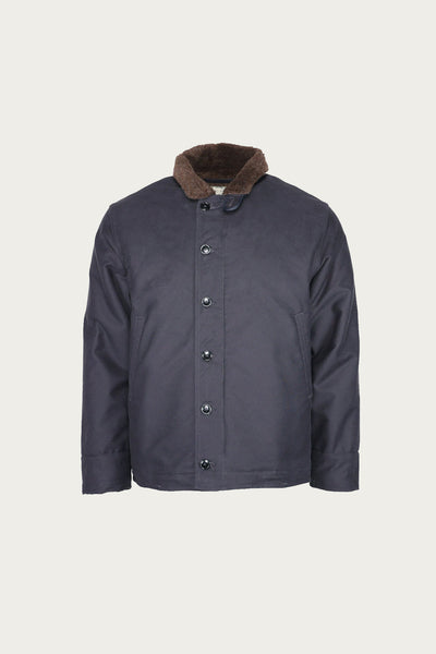 The Real McCoys N-1 Deck Jacket | Navy | Canoe Club
