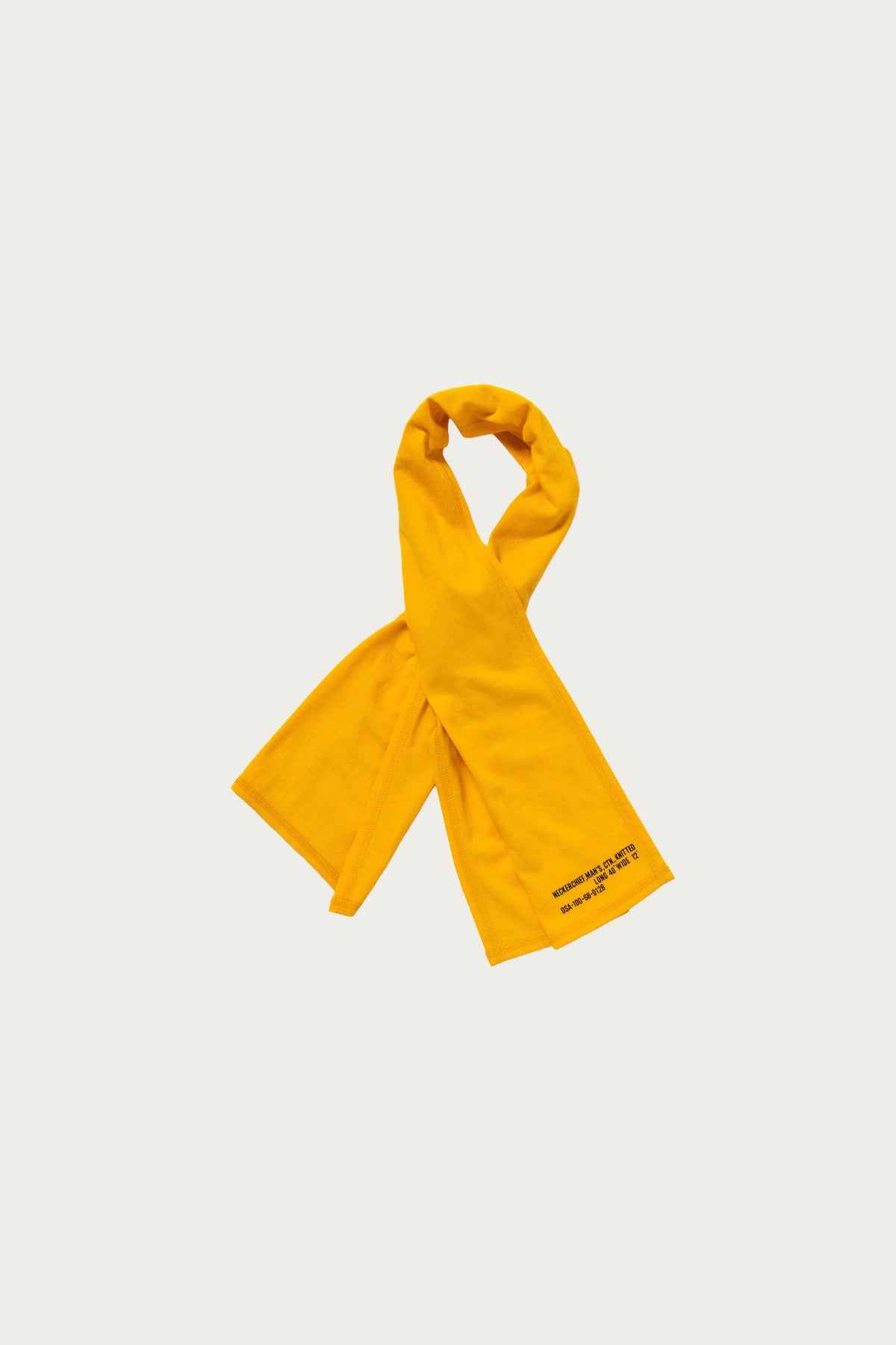 The Real McCoys - Neckerchief, Man's, Knitted - Yellow - Canoe Club