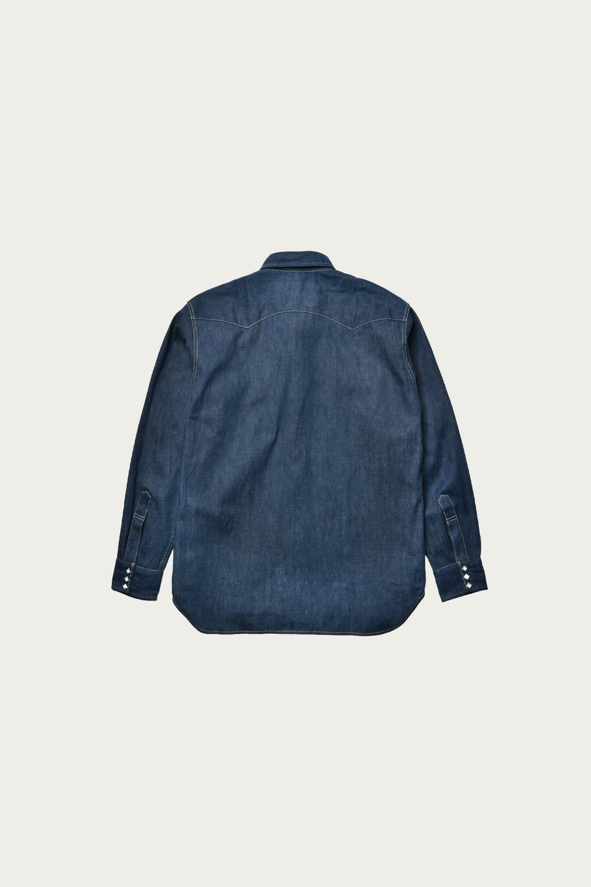 The Real McCoys - Sawtooth Denim Western Shirt - Indigo - Canoe Club