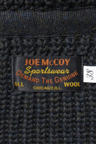 The Real McCoys - Striped Shawl Collar Cardigan - Charcoal - Canoe Club