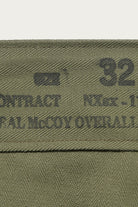 The Real McCoys - Trouser, Utility N-3 (Model 220) - Olive - Canoe Club