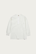 The Real McCoys - Union Henley Undershirt L/S - White - Canoe Club