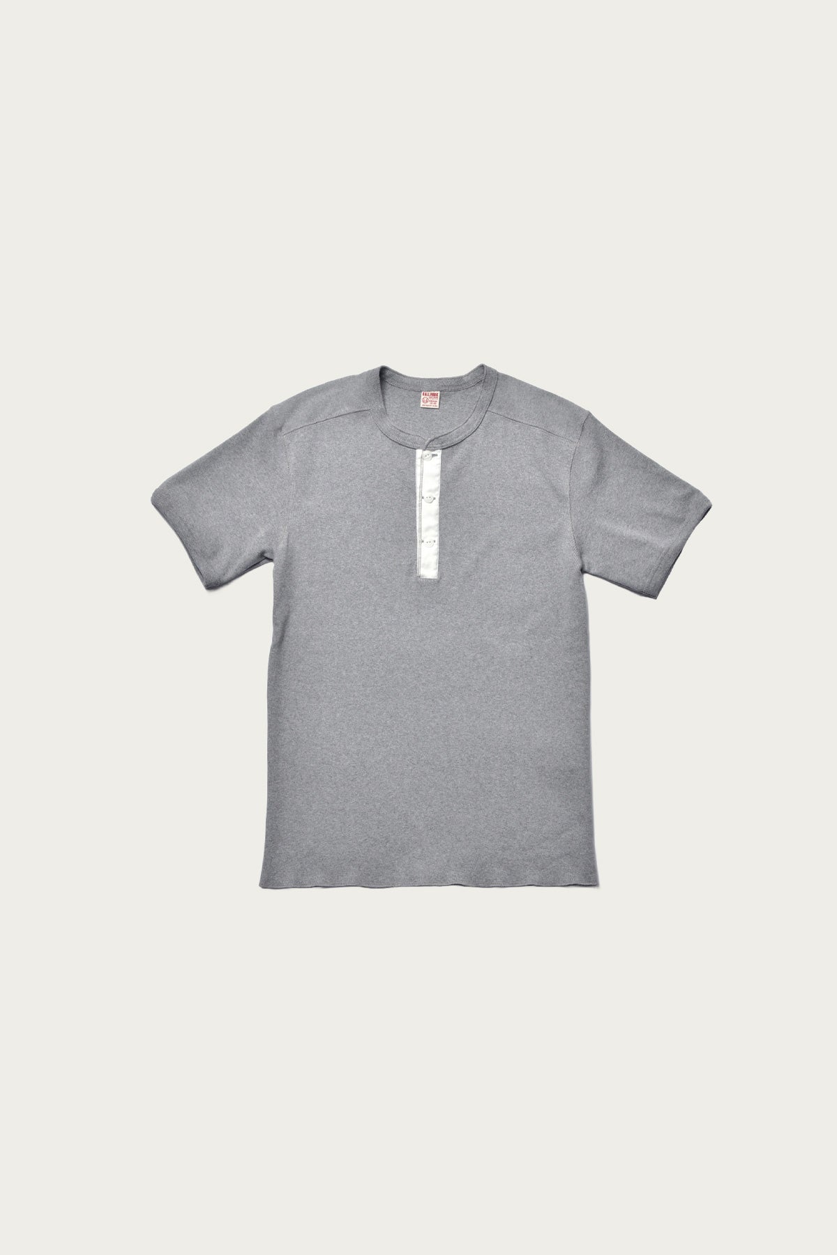 The Real McCoys - Union Henley Undershirt S/S - Grey - Canoe Club