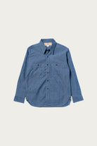 The Real McCoys - U.S. Navy Chambray Shirt L/S (Modify) - Indigo - Canoe Club