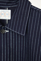 The Real McCoys - Wabash Chore Coat - Indigo Stripe - Canoe Club
