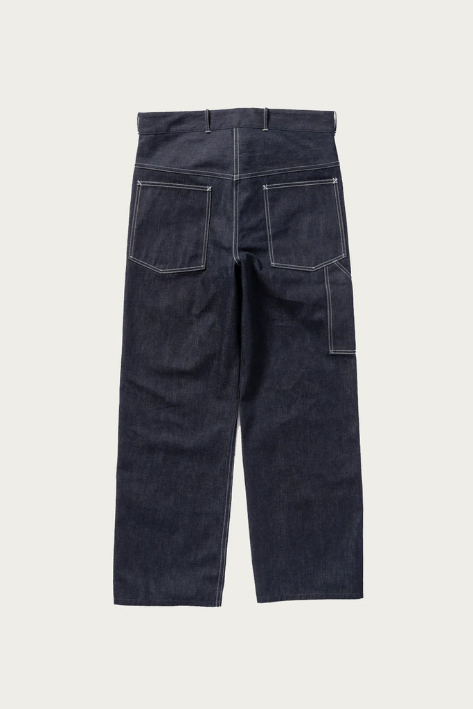 The Real McCoys - WWII Denim Work Trousers - Indigo - Canoe Club