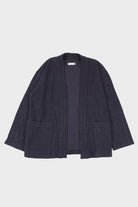 ts(s) - Easy Cardigan - Navy "Hokkaido Wool" Blend - Canoe Club