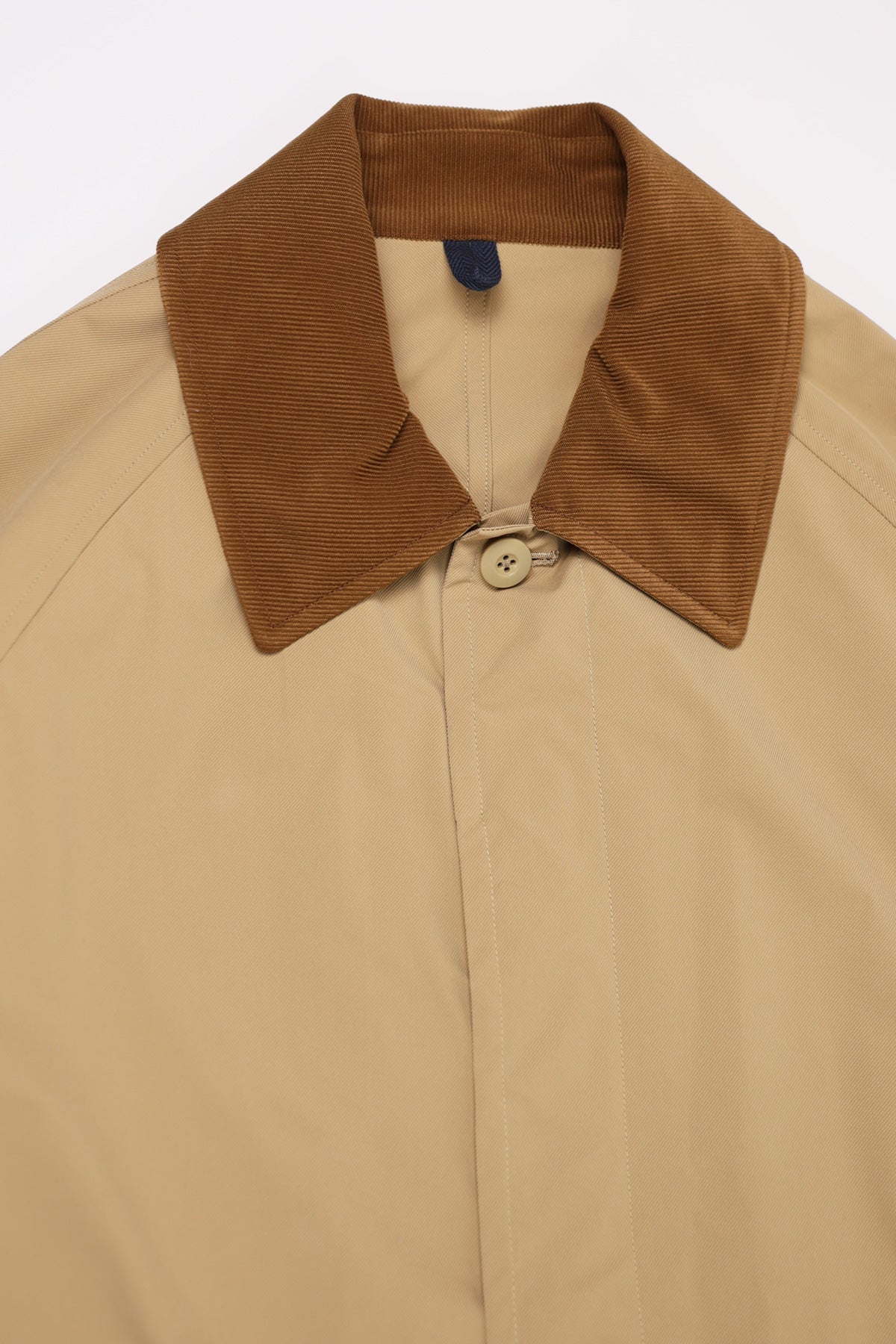 ts(s) - Fly Front Raglan Sleeve Coat - Khaki - Canoe Club