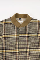 ts(s) - Fly Front Rib Collar Jacket - Brown/Yellow - Canoe Club