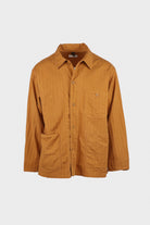 ts(s) - Garment Dye Wide Herringbone Coverall Jacket - Ochre - Canoe Club