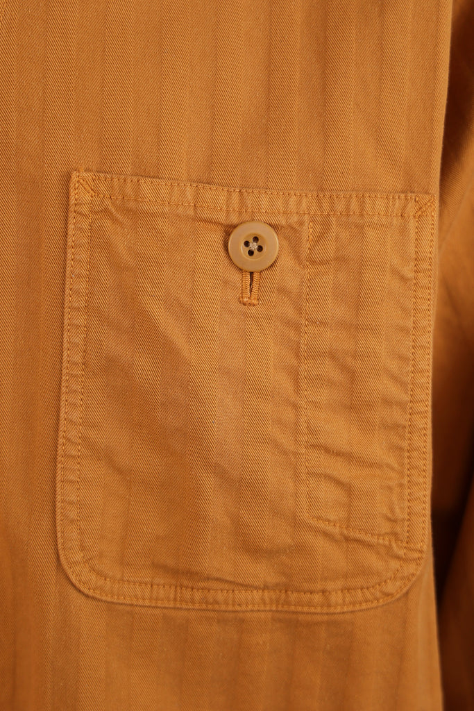 ts(s) - Garment Dye Wide Herringbone Coverall Jacket - Ochre - Canoe Club